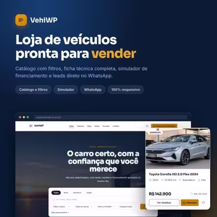 Tema Loja de Veículos